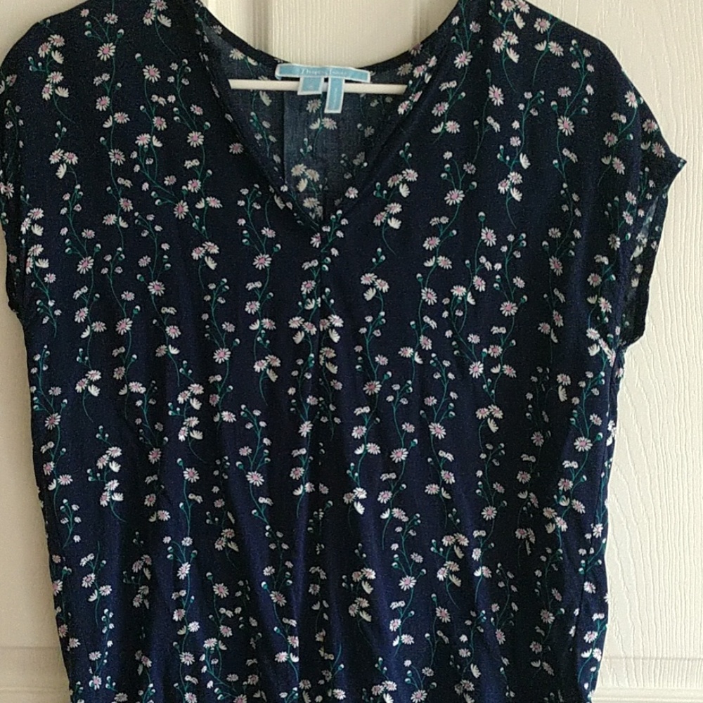 Draper James V neck printed blouse